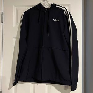 ADIDAS ESSENTIALS 3-STRIPES FULL-ZIP HOODIE